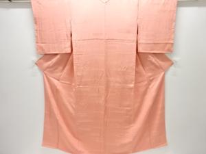 ヱ霞模様織り出し色無地着物